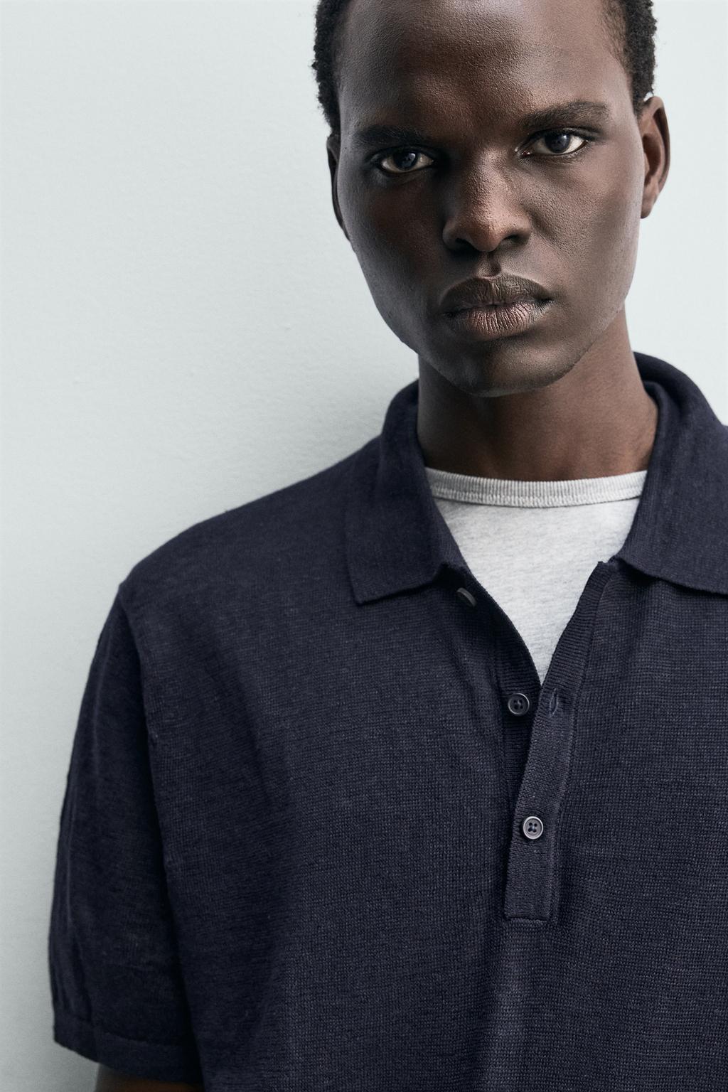 ТРИКОТАЖНОЕ ПОЛО ИЗ 100% ЛЬНА