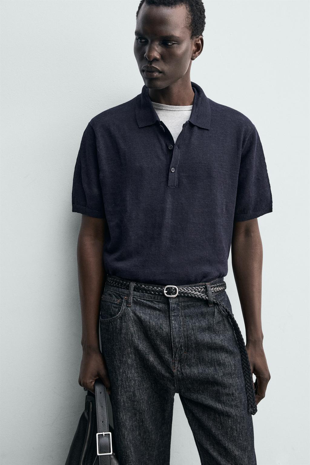 ТРИКОТАЖНОЕ ПОЛО ИЗ 100% ЛЬНА