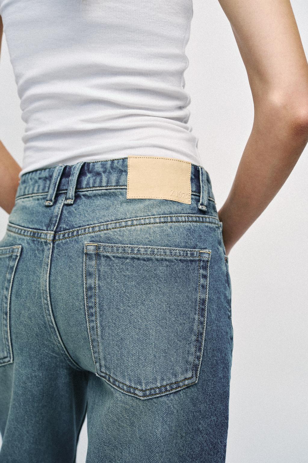 УКОРОЧЕННЫЕ ДЖИНСЫ Z1975 SLIM СО СРЕДНЕЙ ПОСАДКОЙ