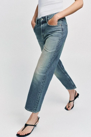 Укороченные джинсы Z1975 Slim со средней посадкой- Заказать в России