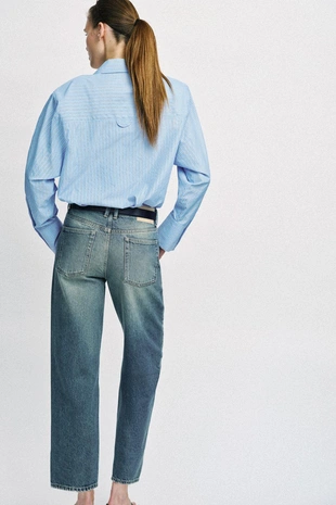 Укороченные джинсы Z1975 Slim со средней посадкой- Заказать в России