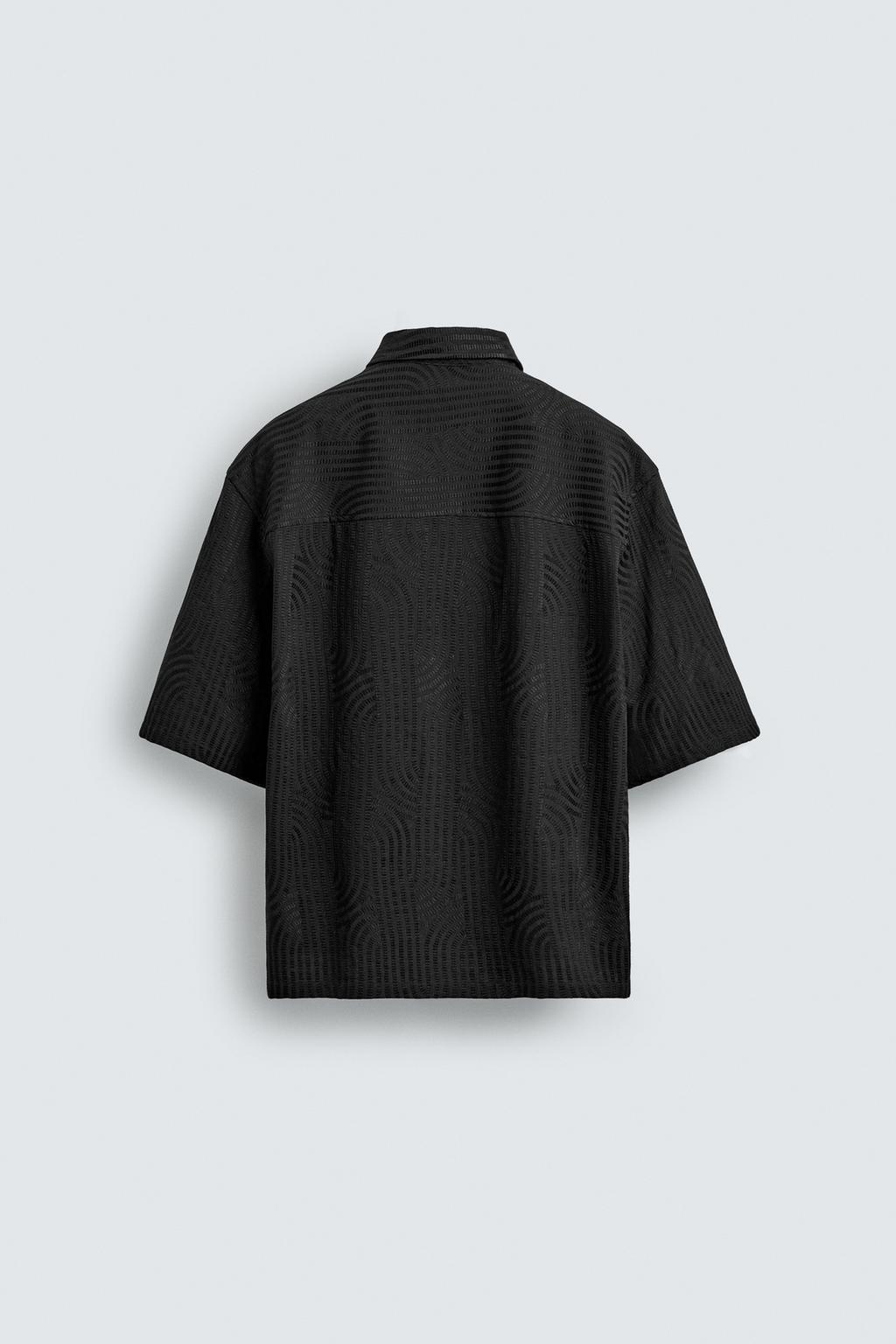 РУБАШКА ЖАККАРДОВАЯ С ВЫШИВКОЙ