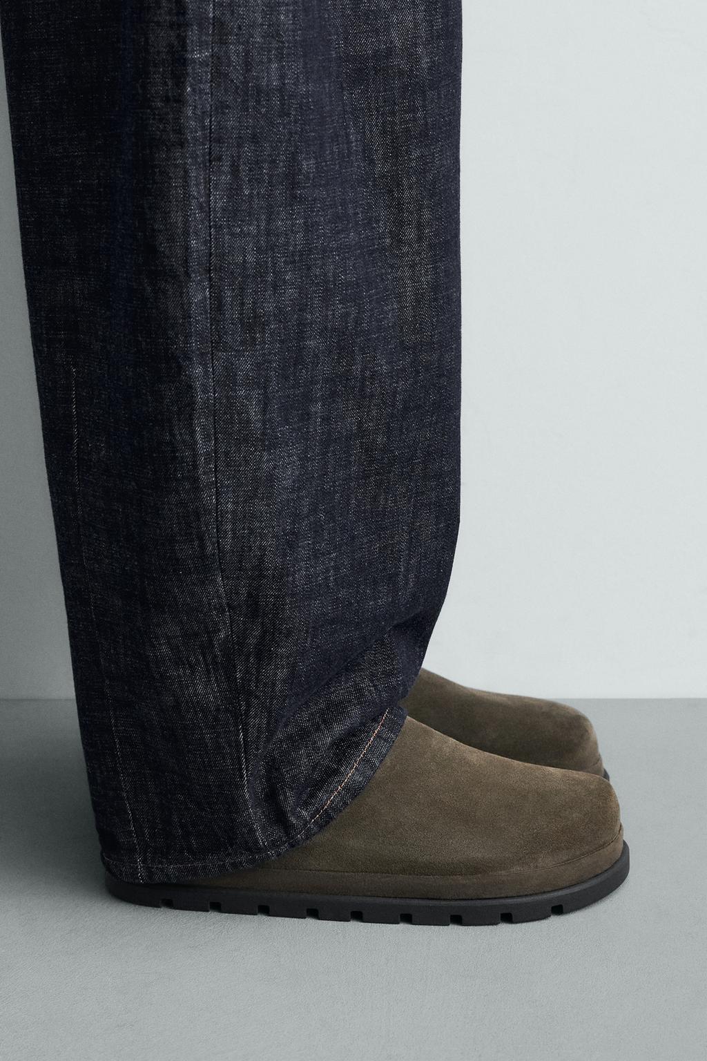 КОЖАНЫЕ САБО НА ОБЪЕМНОЙ ПОДОШВЕ