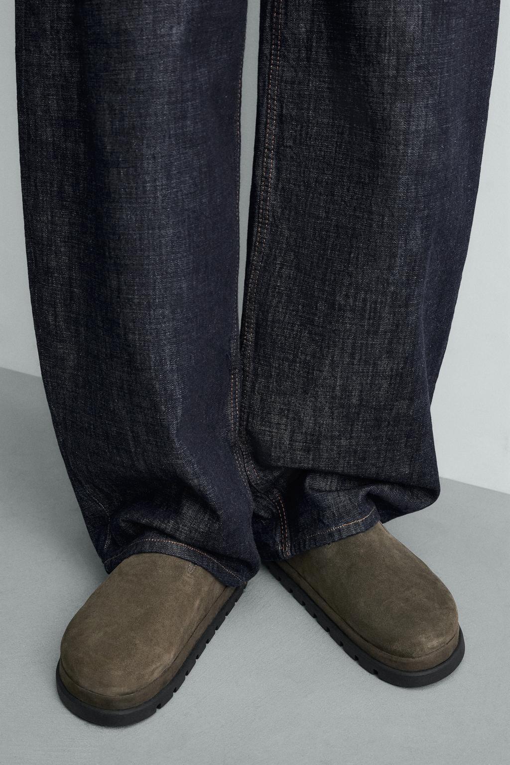 КОЖАНЫЕ САБО НА ОБЪЕМНОЙ ПОДОШВЕ