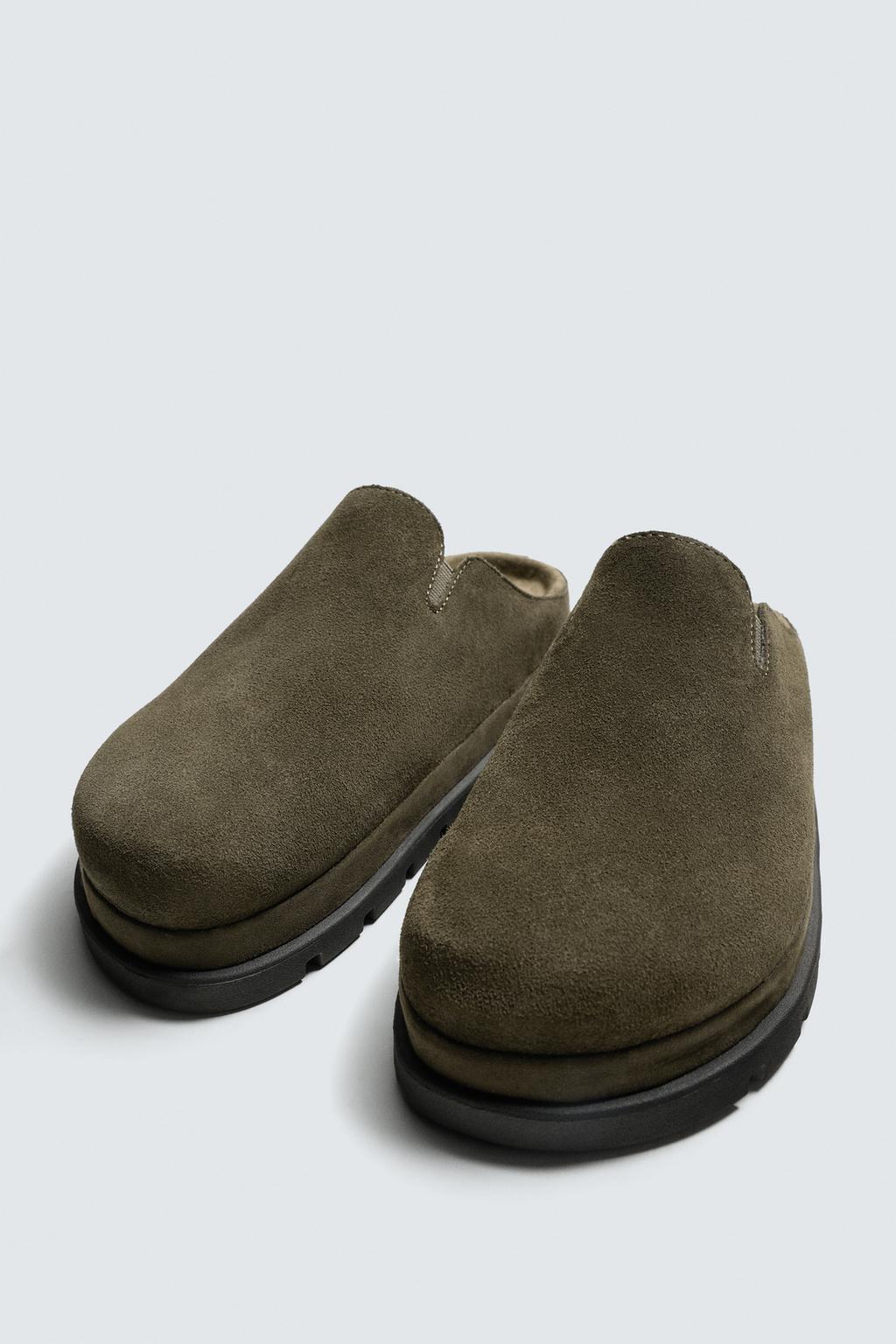 КОЖАНЫЕ САБО НА ОБЪЕМНОЙ ПОДОШВЕ