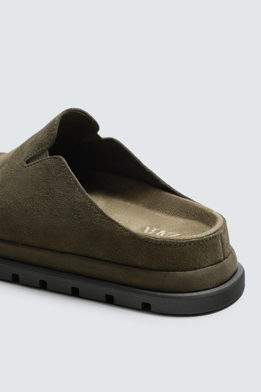 КОЖАНЫЕ САБО НА ОБЪЕМНОЙ ПОДОШВЕ