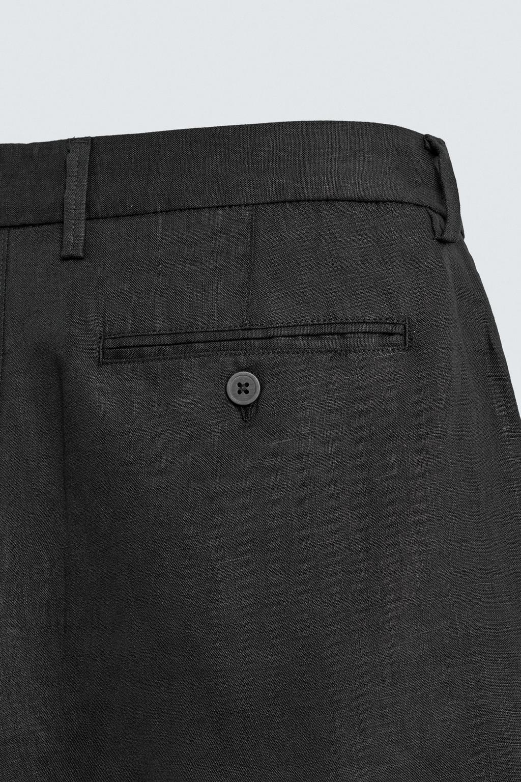 БЕРМУДЫ ИЗ 100% ЛЬНА КЛАССИЧЕСКОГО КРОЯ