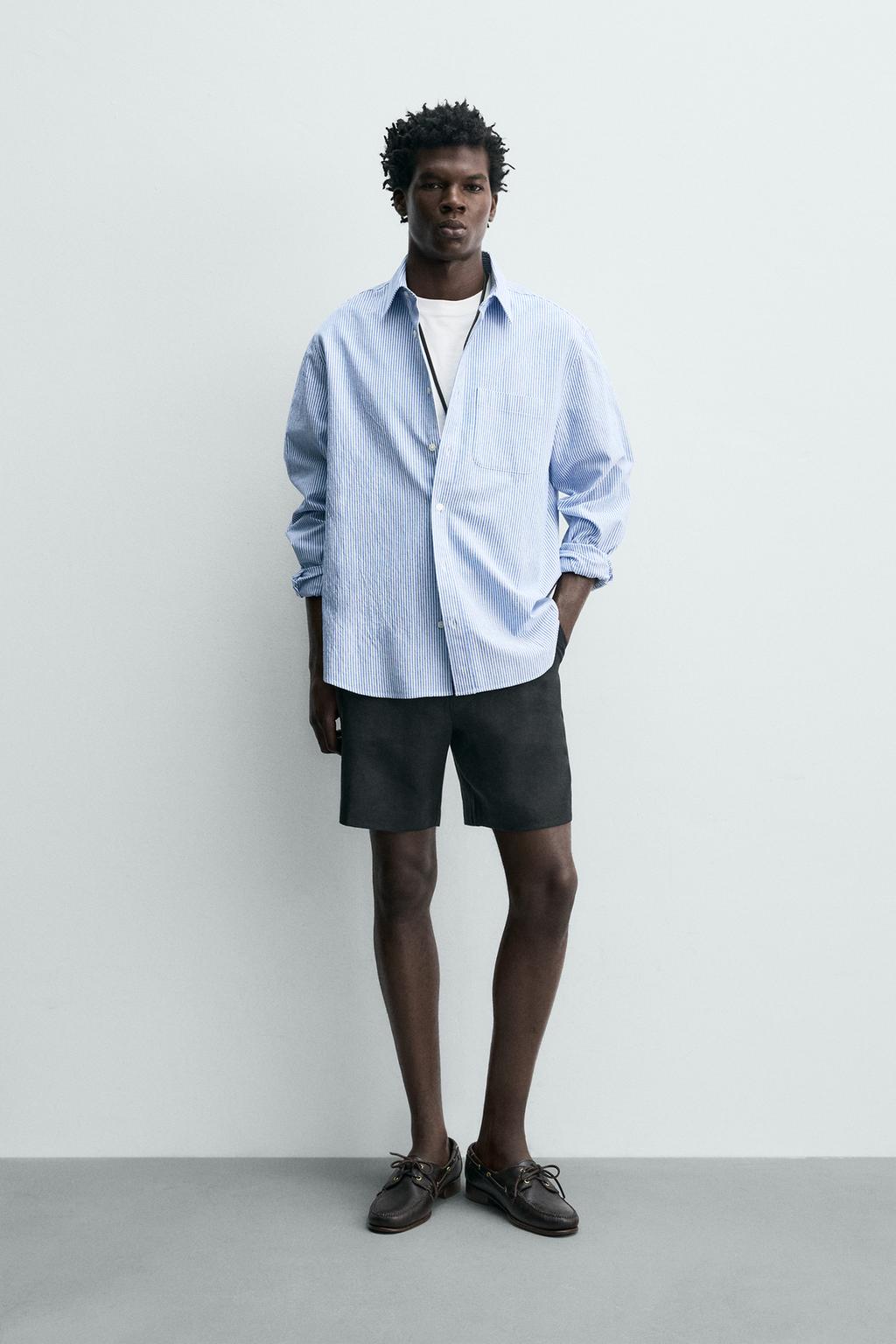 БЕРМУДЫ ИЗ 100% ЛЬНА КЛАССИЧЕСКОГО КРОЯ