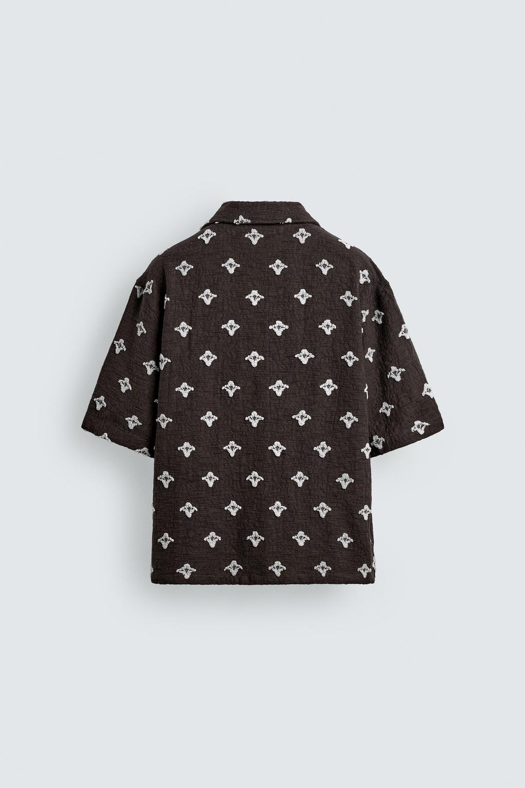 ЖАККАРДОВАЯ РУБАШКА С ТЕКСТУРОЙ