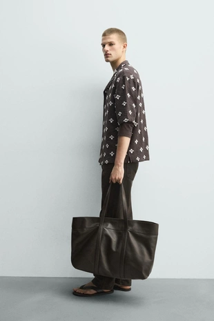 Жаккардовая рубашка с текстурой