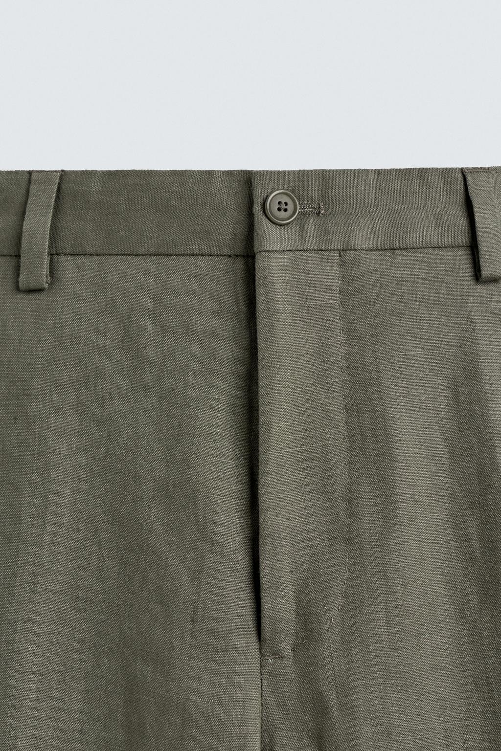 КОСТЮМНЫЕ БРЮКИ ИЗ 100% ЛЬНА