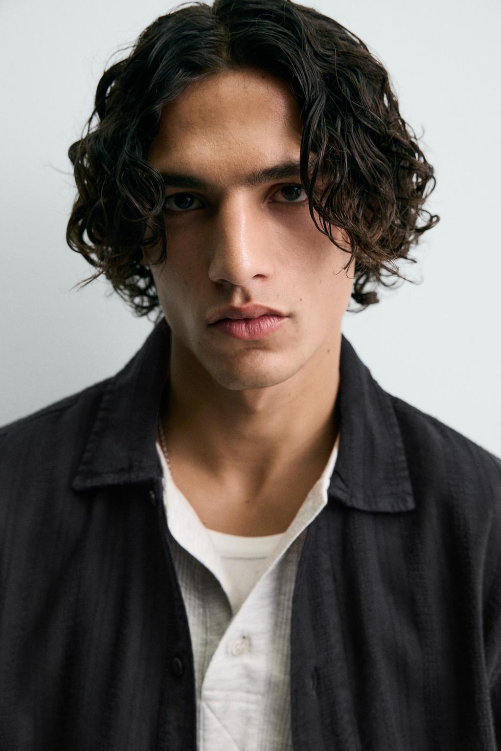 РУБАШКА ИЗ ВЫСТИРАННОЙ ТКАНИ