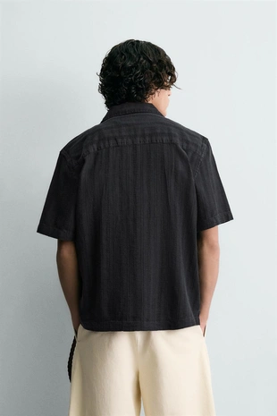 Рубашка из выстиранной ткани