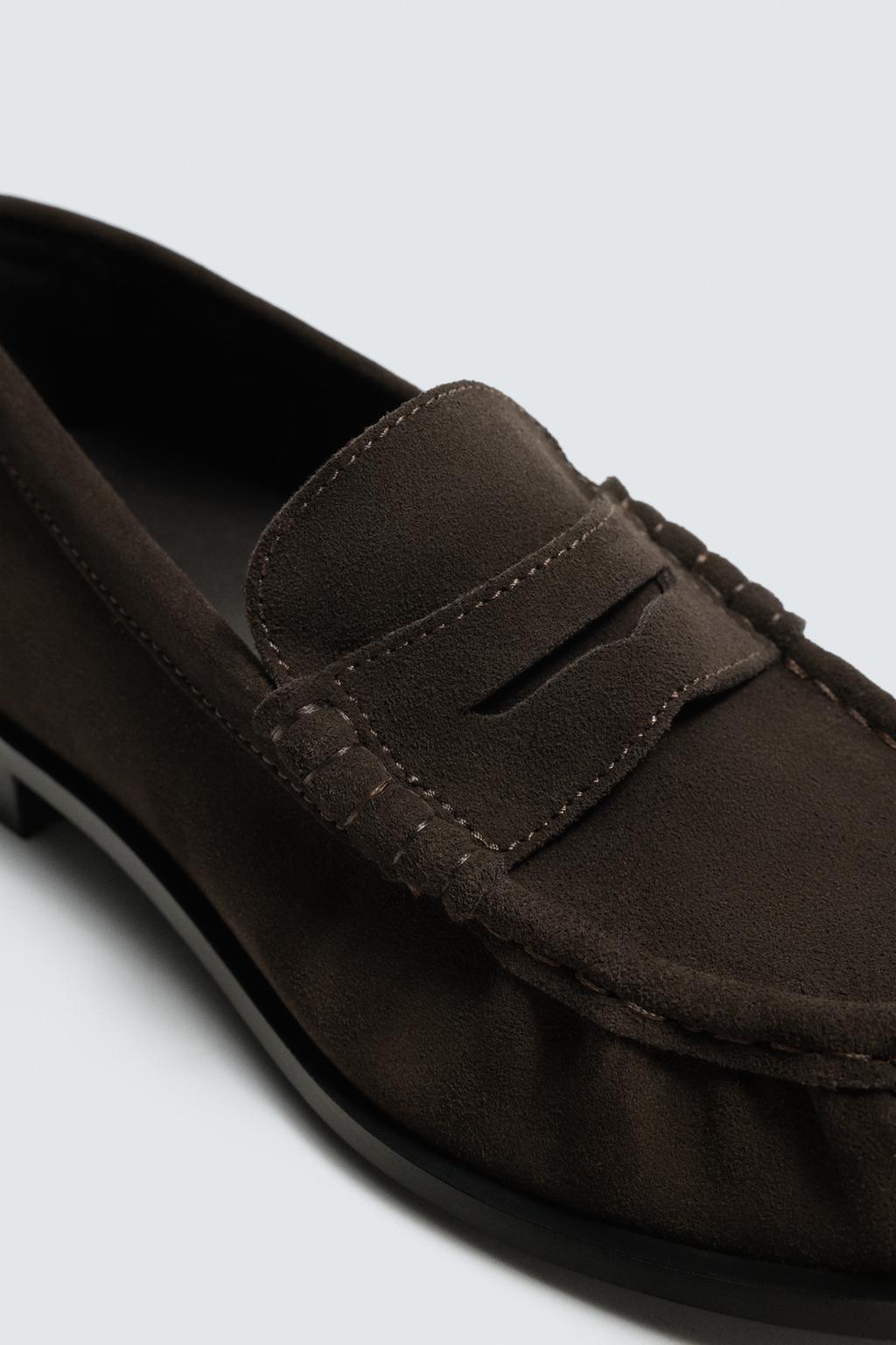 КОЖАНЫЕ ЛОФЕРЫ С ПЛАНКОЙ