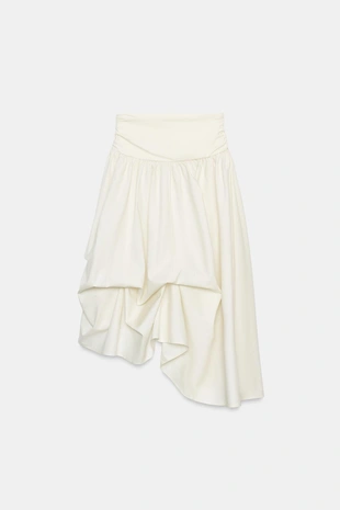 Объемная комбинированная юбка- Заказать в России