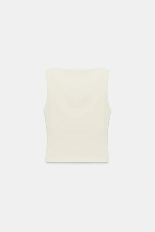 Топ с вырезом лодочкой- Заказать в России