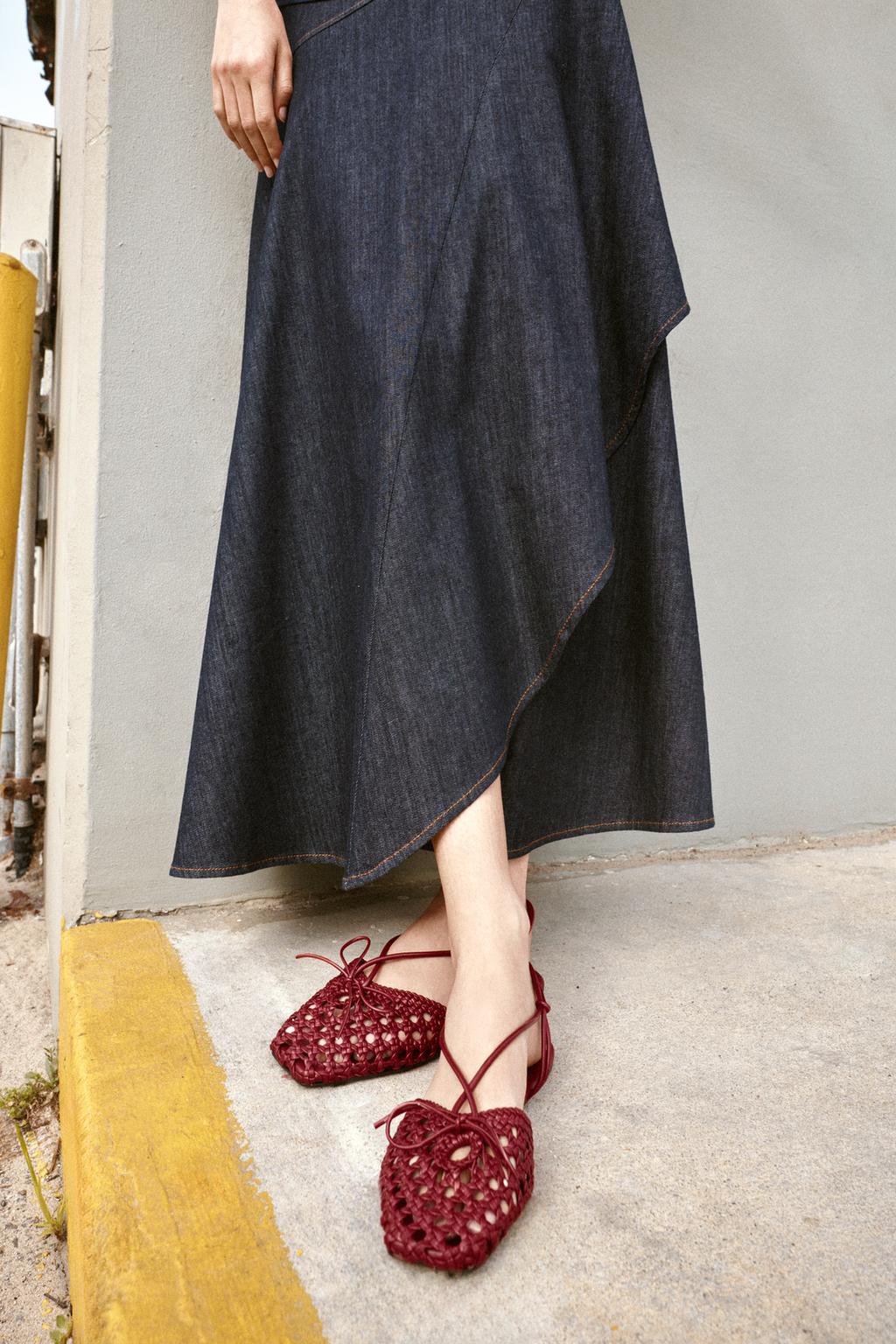 САНДАЛИИ С ПЛЕТЕНЫМ ВЕРХОМ