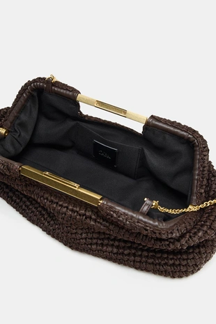 Клатч с плетеным корпусом- Заказать в России