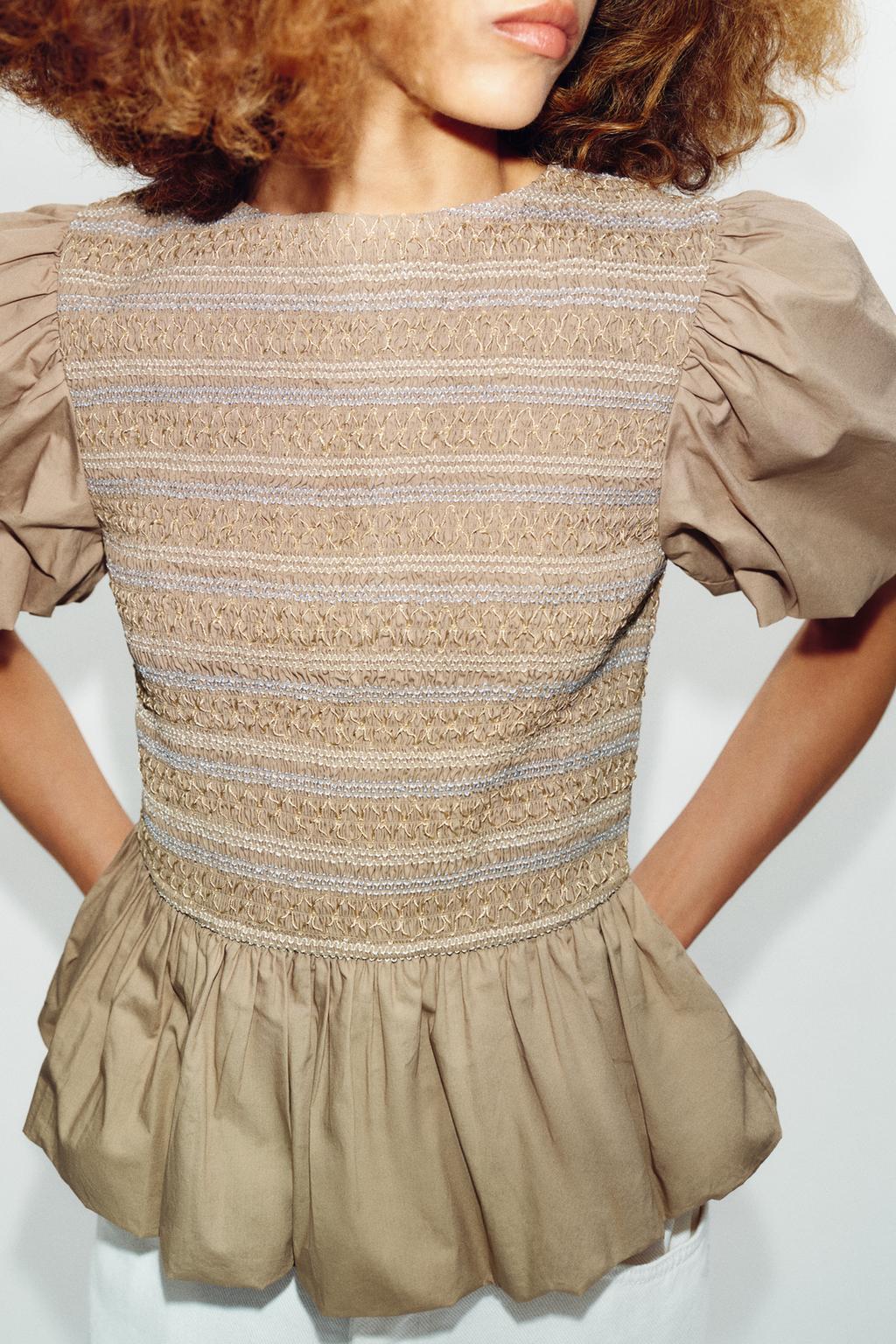 ТОП-БАЛЛОН С ВЫШИВКОЙ И ЖАТЫМ ЭФФЕКТОМ