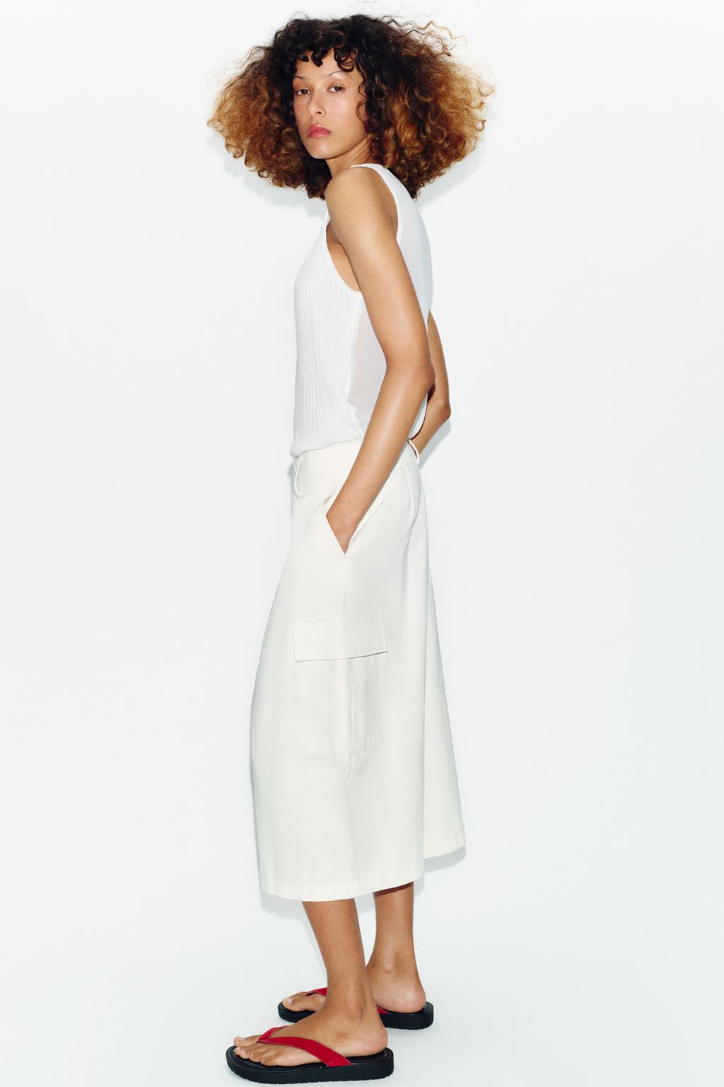 КОМБИНИРОВАННЫЙ ПОЛУПРОЗРАЧНЫЙ ТРИКОТАЖНЫЙ ТОП