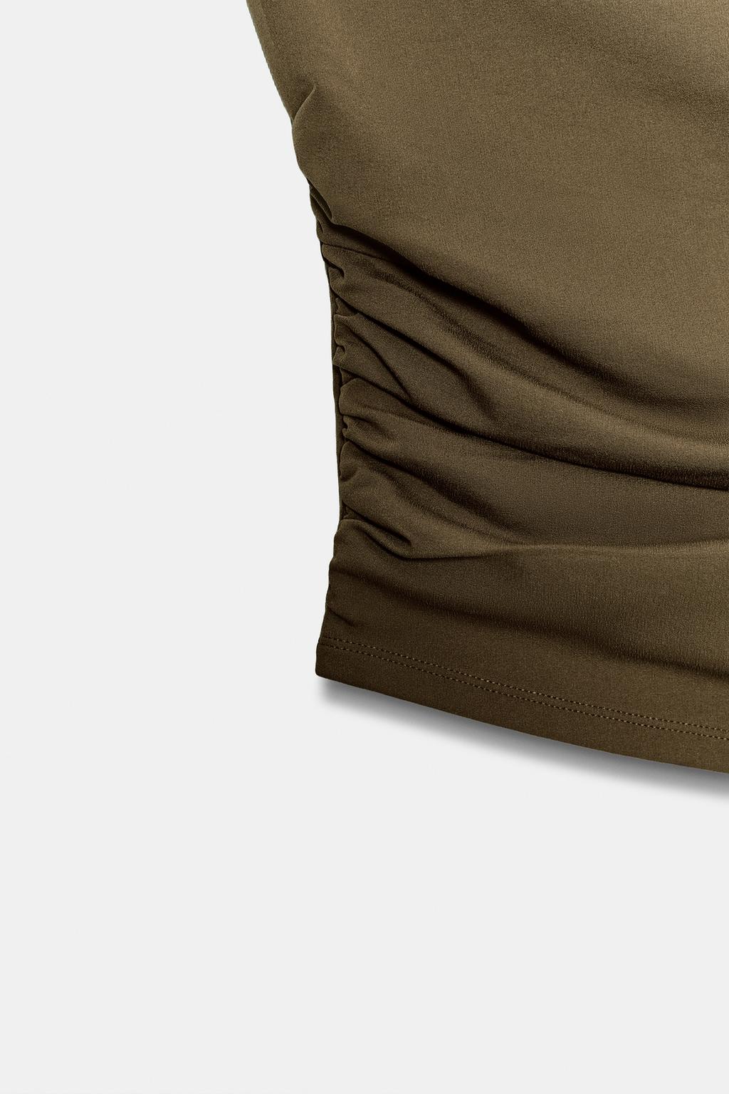 ТОП БАНДО ДРАПИРОВАННЫЙ ТЕКСТУРНЫЙ