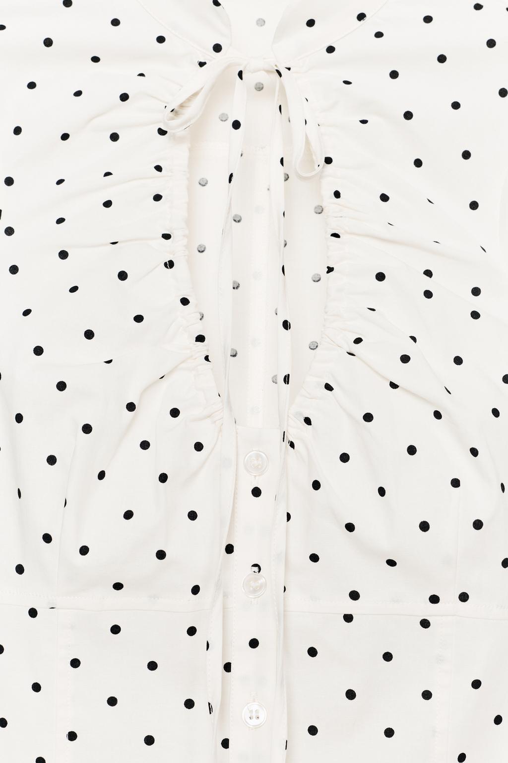 ТОП ИЗ ПОПЛИНА С ЗАВЯЗКАМИ