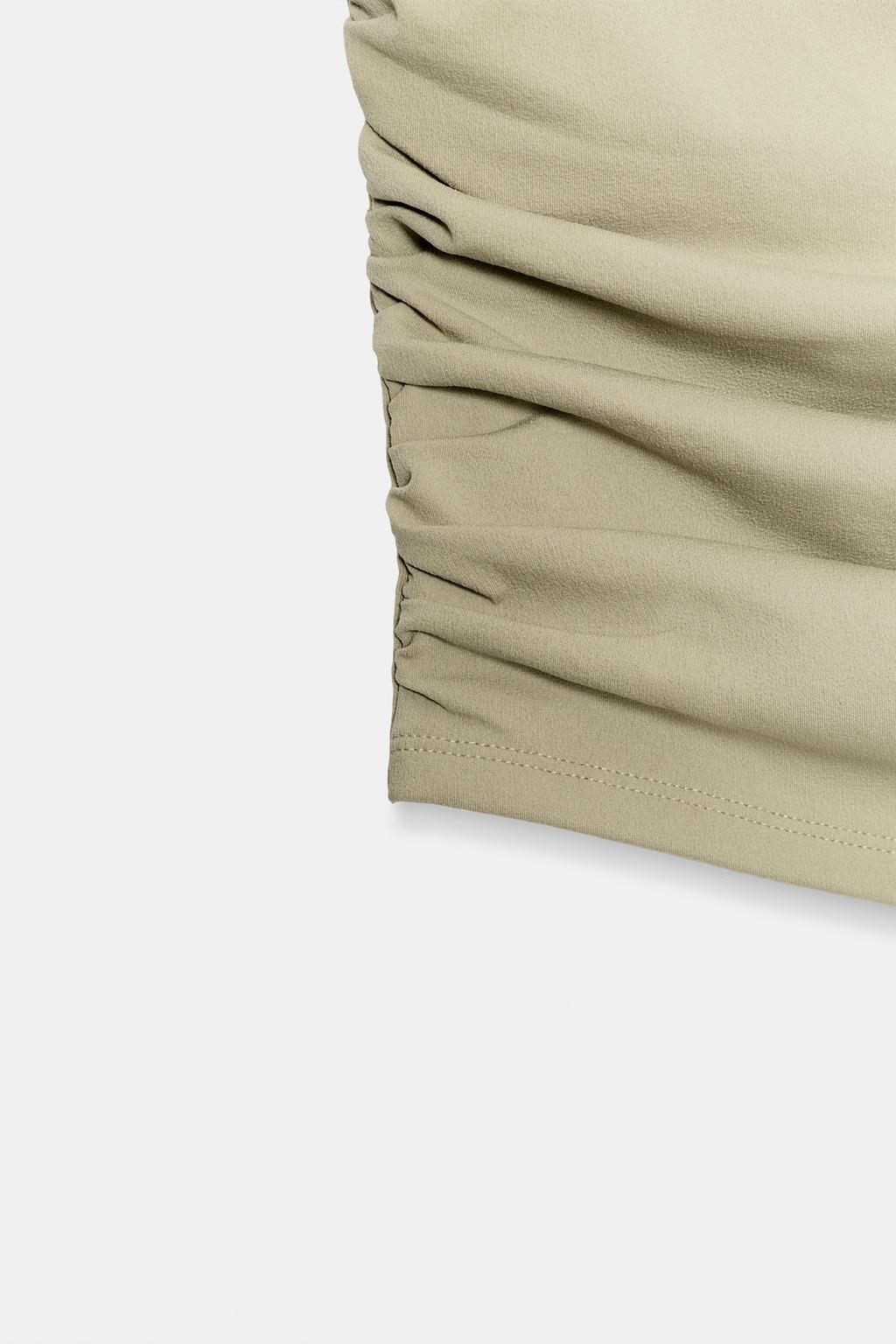 ТОП БАНДО ДРАПИРОВАННЫЙ ТЕКСТУРНЫЙ