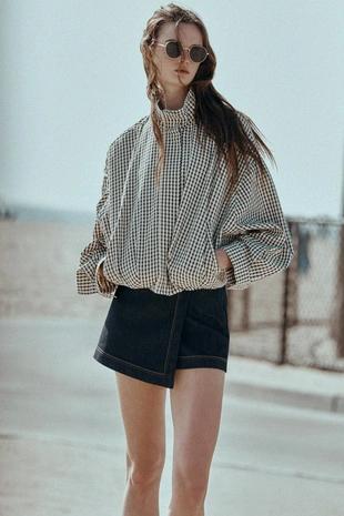 Бомбер в клетку- Заказать в России