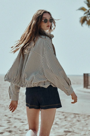 Бомбер в клетку- Заказать в России