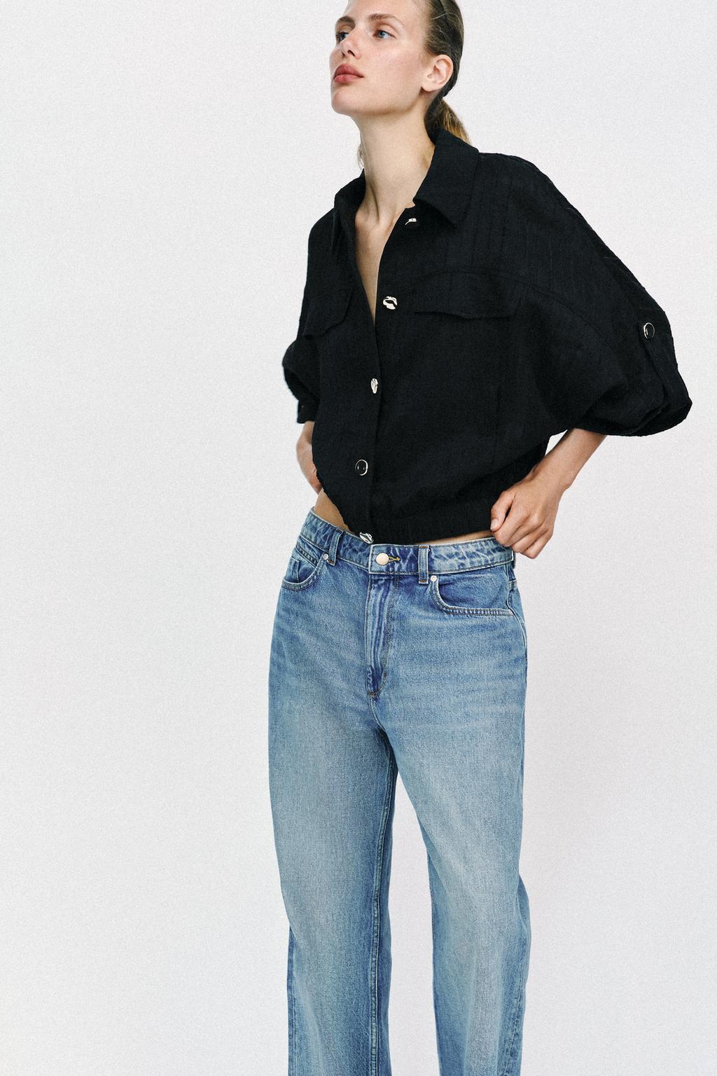 БЛУЗА-САФАРИ С РУКАВАМИ С ОТВОРОТАМИ