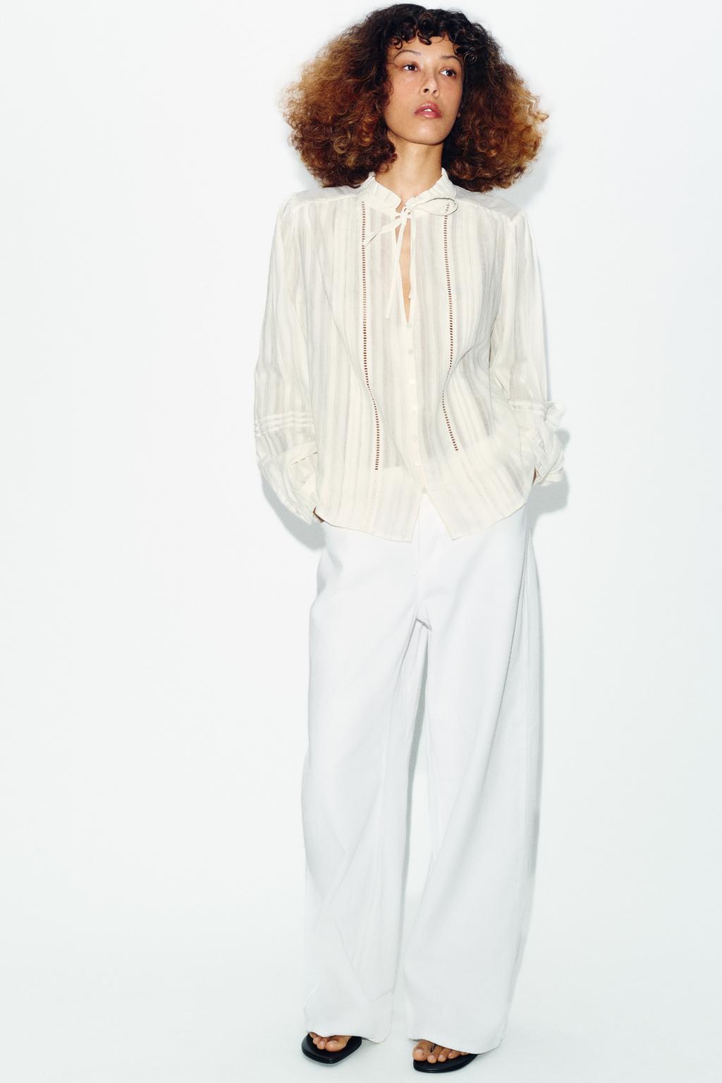 БЛУЗА В РОМАНТИЧЕСКОМ СТИЛЕ С КРУЖЕВОМ