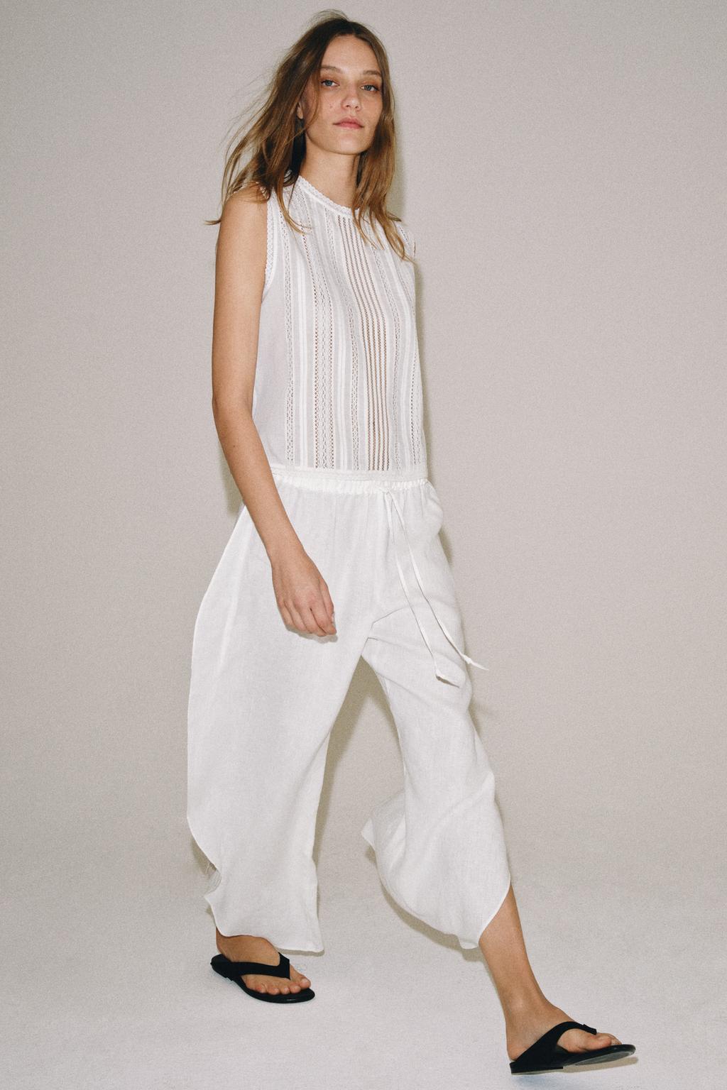 БЛУЗА С ВЫШИВКОЙ В РОМАНТИЧЕСКОМ СТИЛЕ — ZW COLLECTION