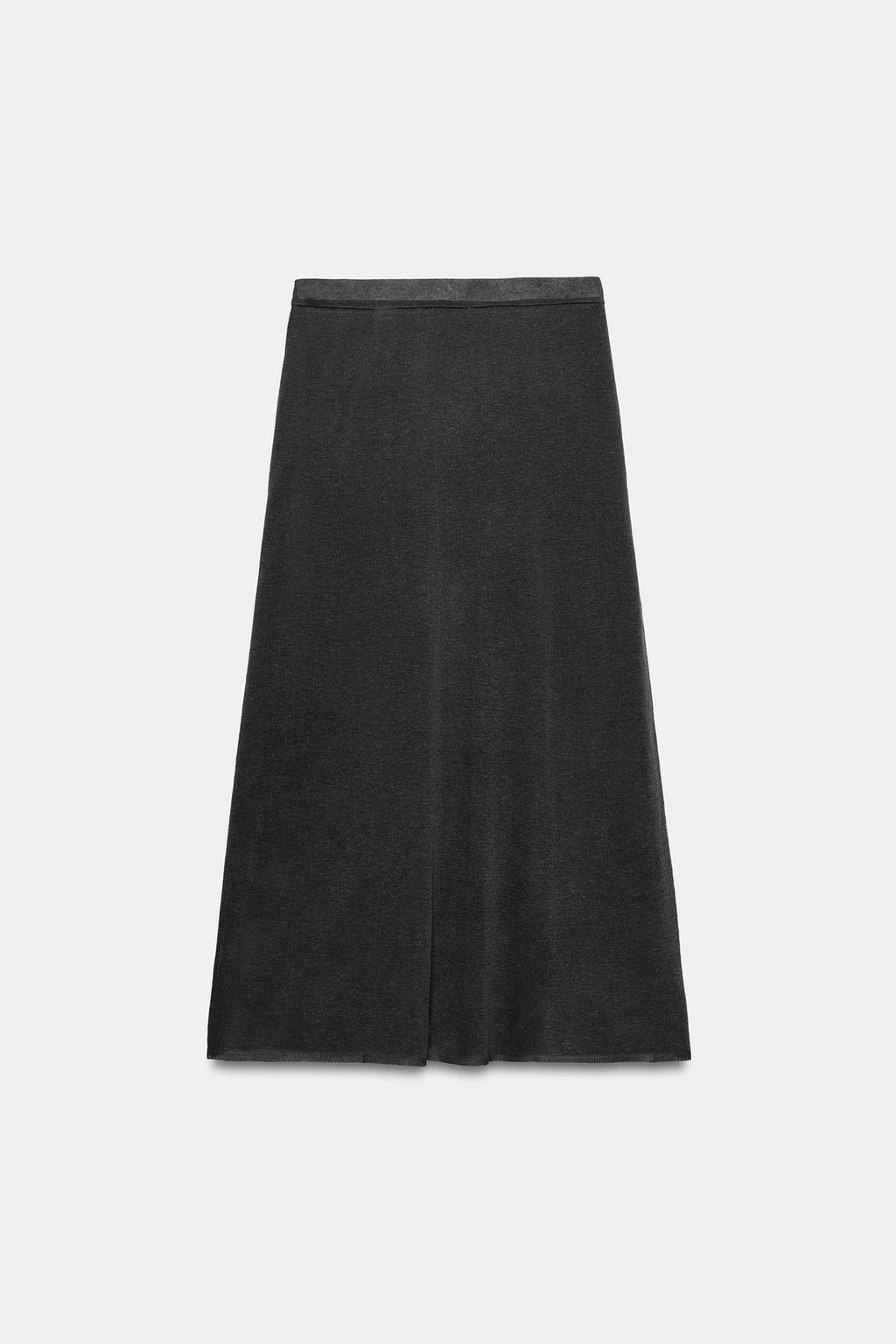 ТРИКОТАЖНАЯ ЮБКА МИДИ