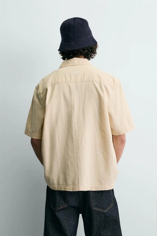 Рубашка из выстиранной ткани