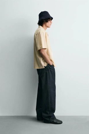 Рубашка из выстиранной ткани