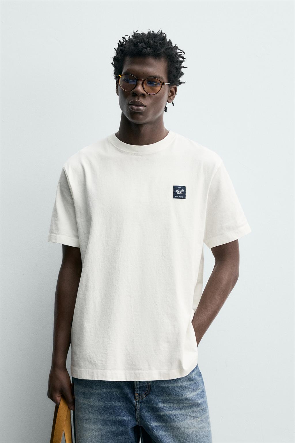 ФУТБОЛКА С КОНТРАСТНЫМ ПРИНТОМ