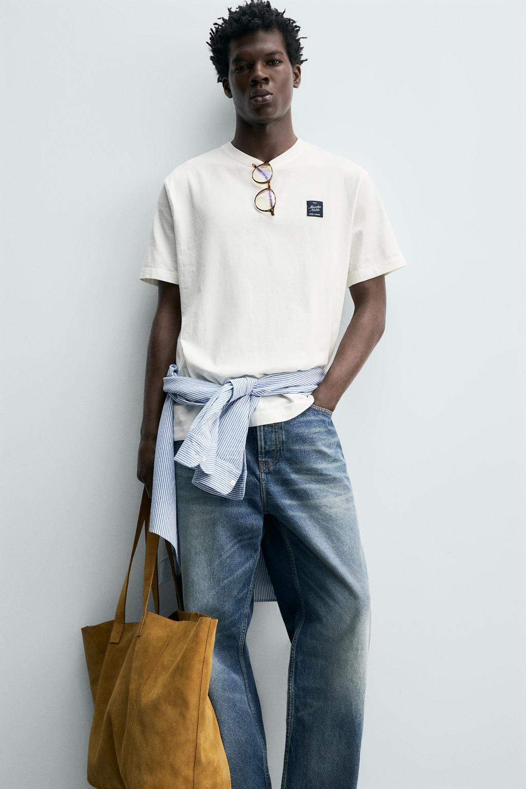 ФУТБОЛКА С КОНТРАСТНЫМ ПРИНТОМ