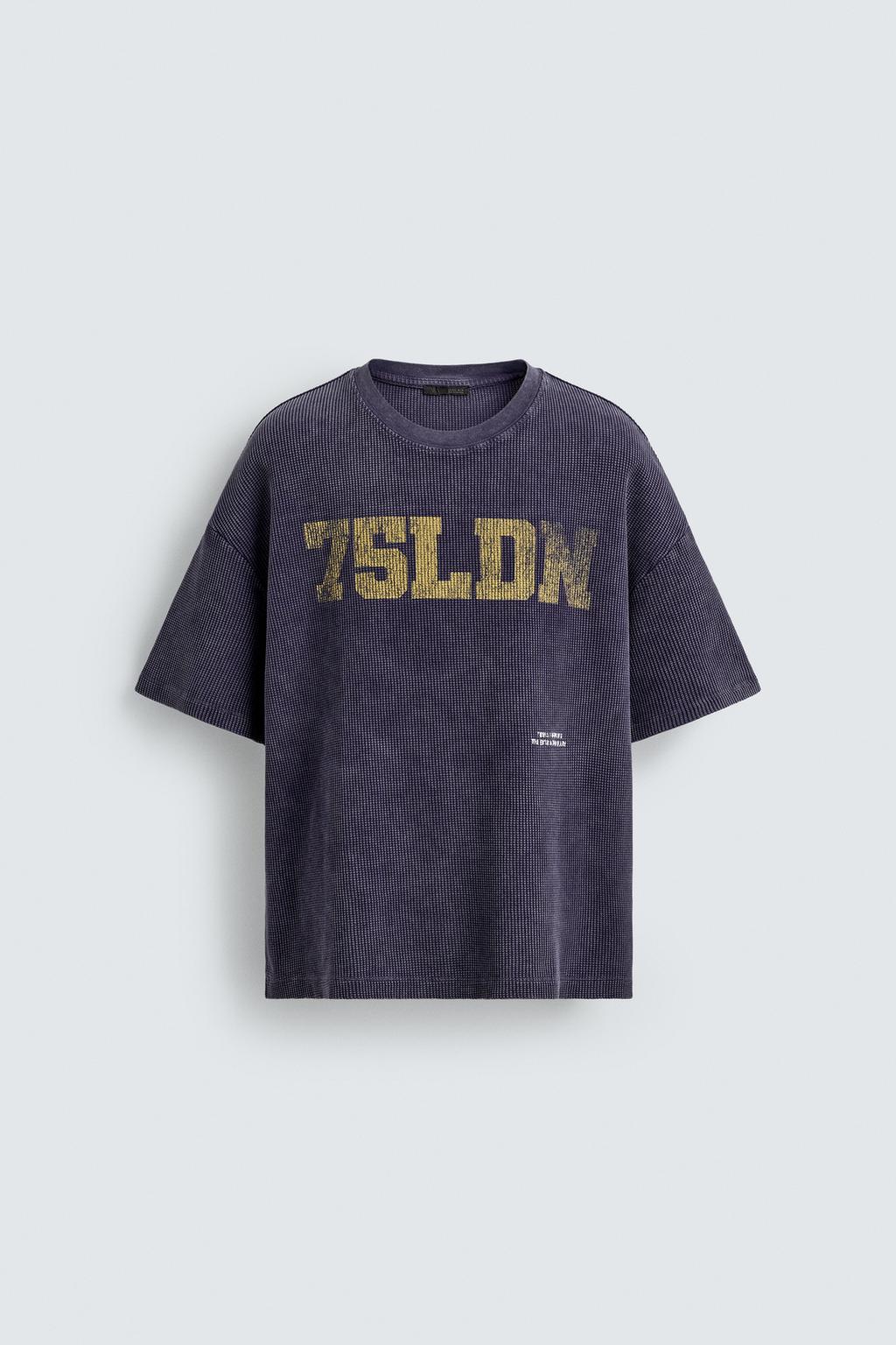 ТОЛСТОВКА ВАФЕЛЬНОЙ СТРУКТУРЫ С ВЫЦВЕТШИМ ПРИНТОМ