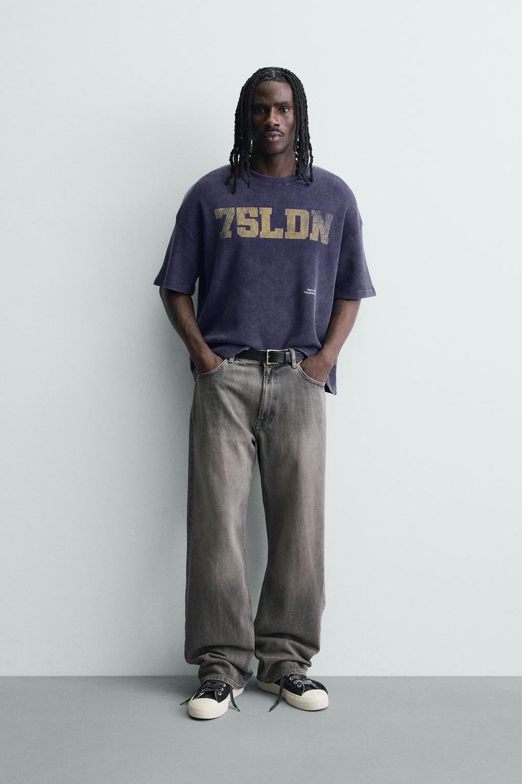 ТОЛСТОВКА ВАФЕЛЬНОЙ СТРУКТУРЫ С ВЫЦВЕТШИМ ПРИНТОМ