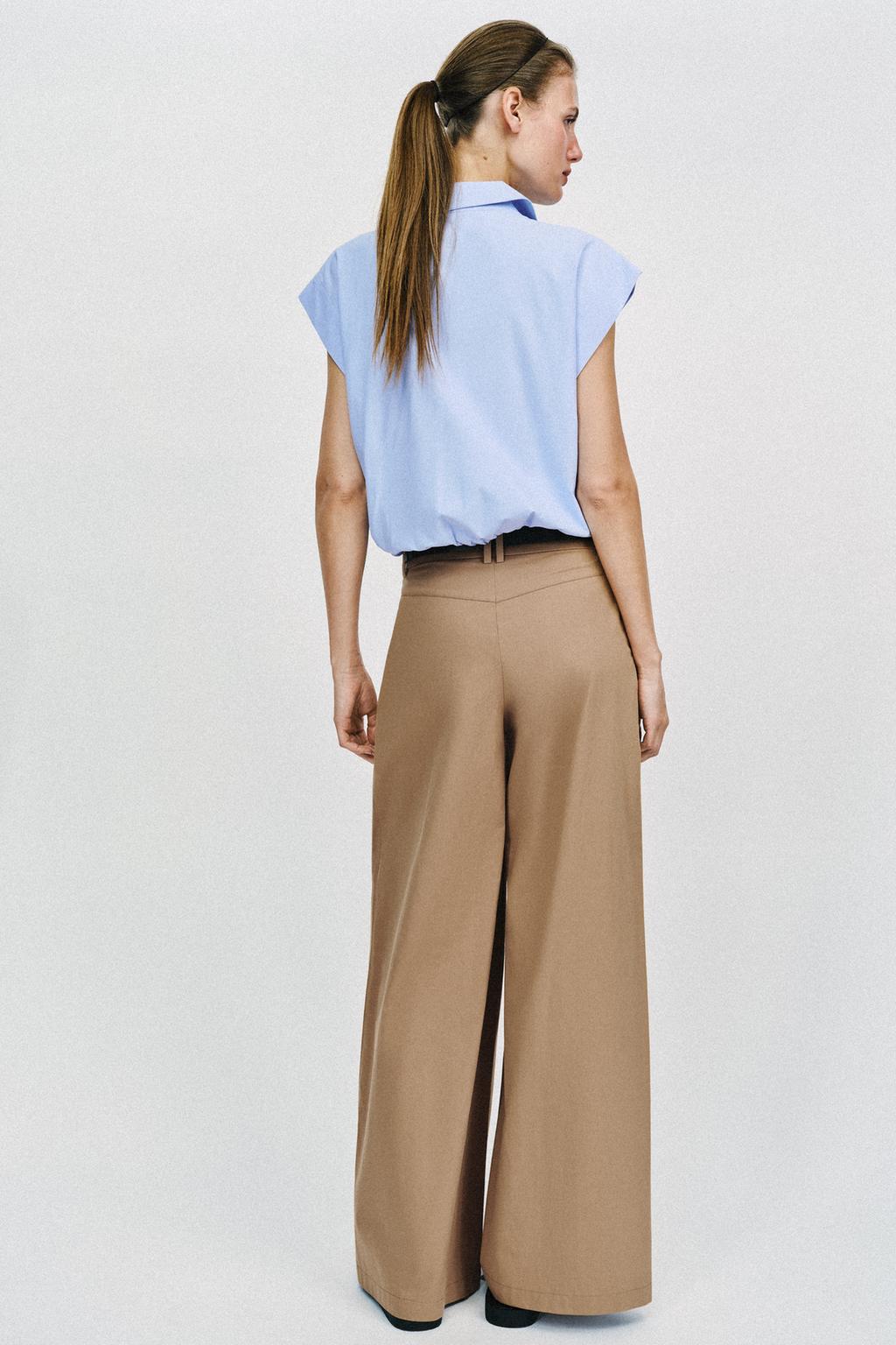 ШИРОКИЕ БРЮКИ С РЕМНЕМ