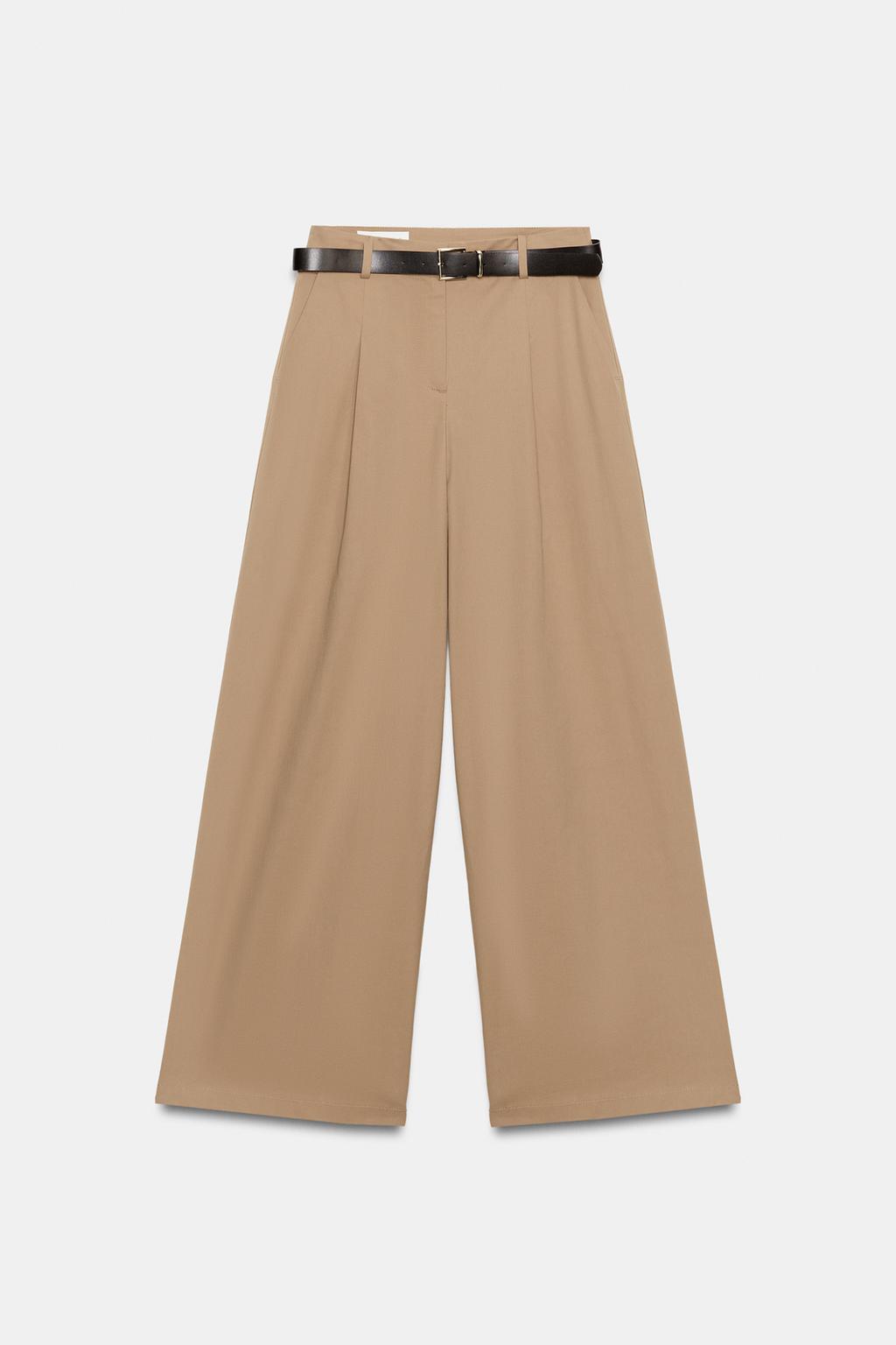 ШИРОКИЕ БРЮКИ С РЕМНЕМ