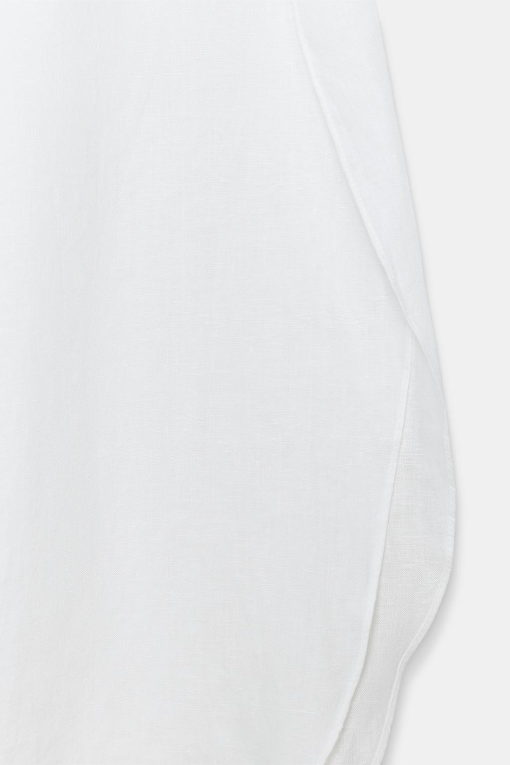 БРЮКИ ИЗ ЛЬНА С РАЗРЕЗАМИ — ZW COLLECTION