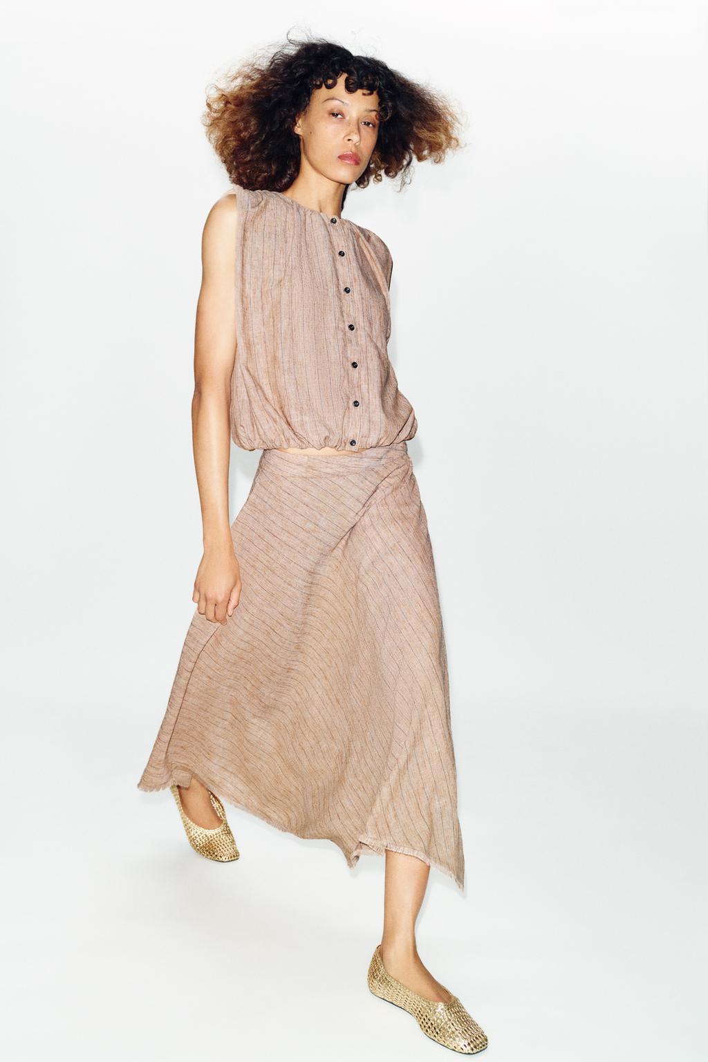 БАЛЕТКИ МЕТАЛЛИК С ЭФФЕКТОМ ПЛЕТЕНИЯ