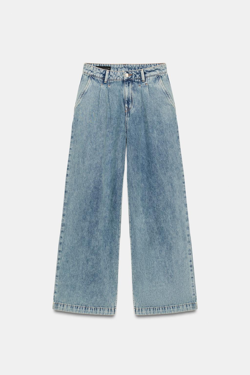 ДЖИНСЫ Z1975 WIDE LEG С ЗАЩИПАМИ