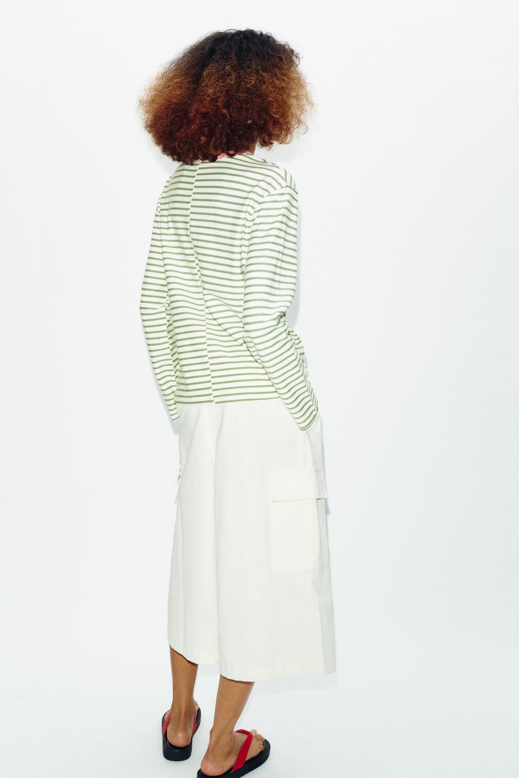 ФУТБОЛКА В ПОЛОСКУ С ДЛИННЫМИ РУКАВАМИ