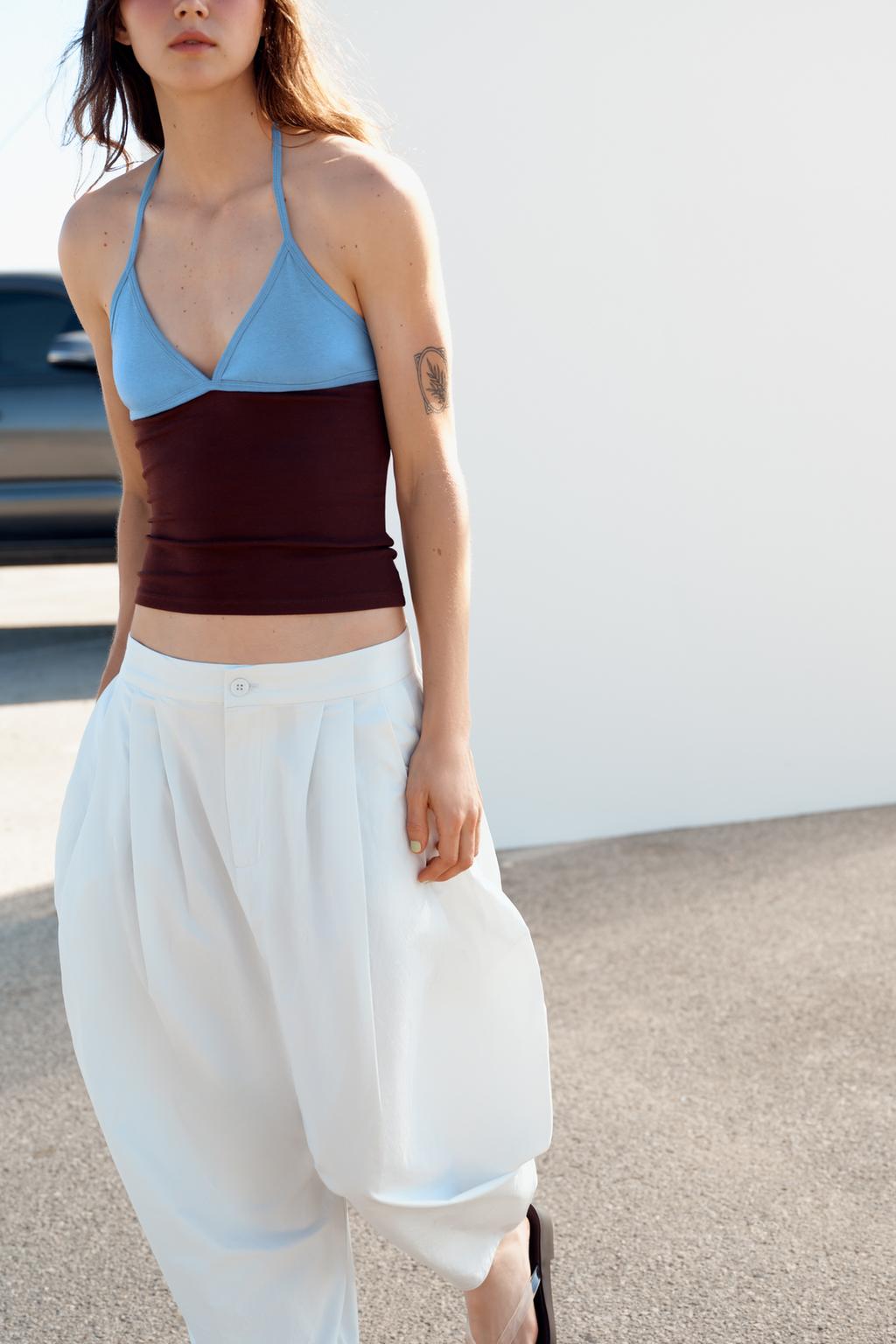 ОБЪЕМНЫЕ БРЮКИ СО СКЛАДКАМИ