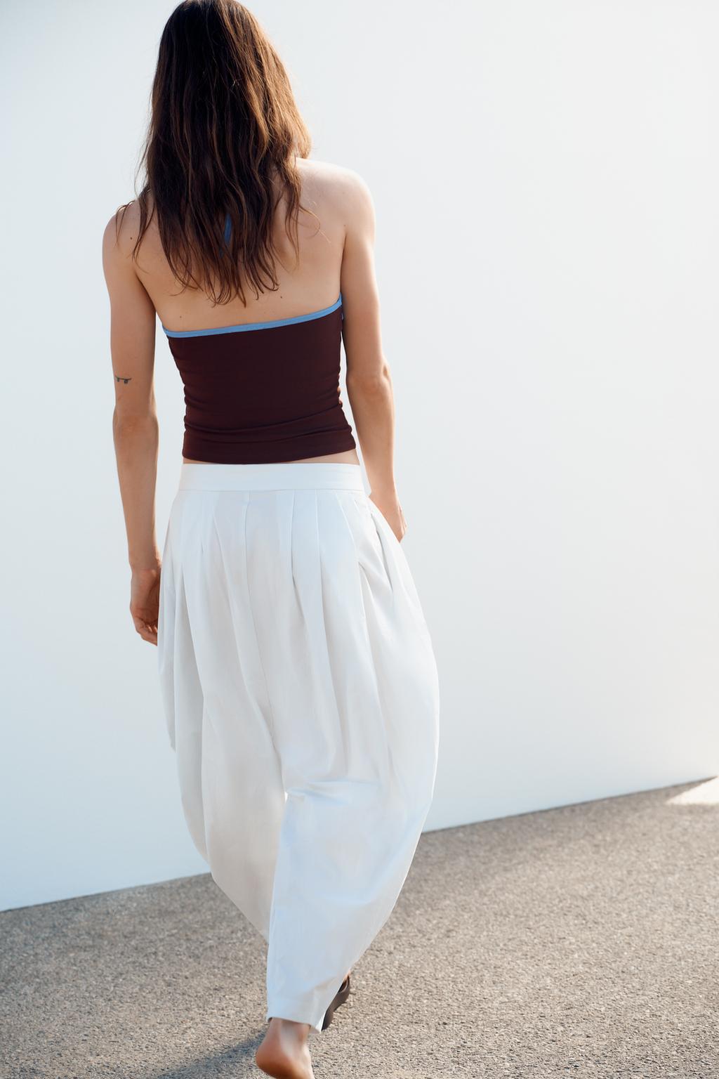 ОБЪЕМНЫЕ БРЮКИ СО СКЛАДКАМИ