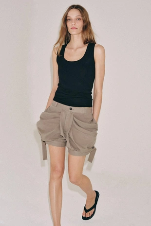 Свободные шорты с защипами — Zw Collection- Заказать в России