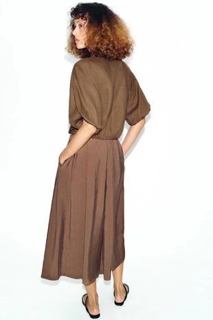 Длинные струящиеся шорты- Заказать в России