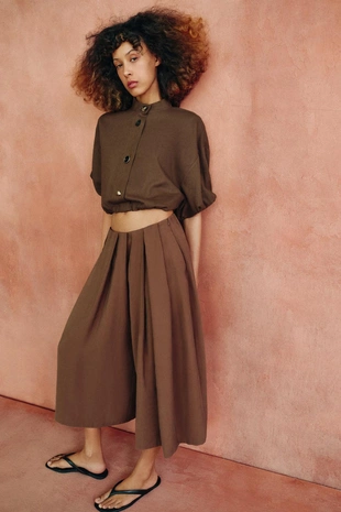 Длинные струящиеся шорты- Заказать в России